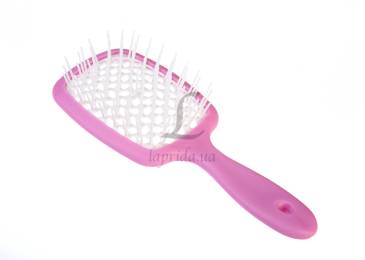 Расческа супербраш (21,5х8,5см) матовая розовая 1-193121