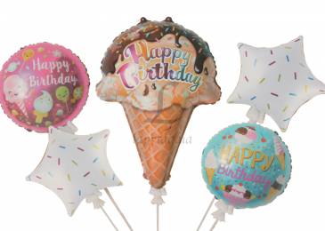 Комплект повітряних кульок "Happy Birthday" 5-81301