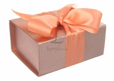 Итальянская подарочная коробка розовое золото (13.5*10 см)