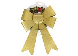 Бант новор золотий 1шт 17*26см RN-24102/7167*