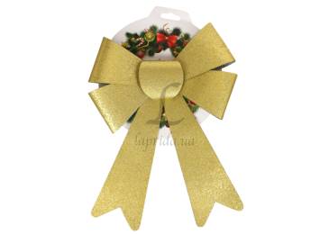 Бант новор золотий 1шт 17*26см RN-24102/7167*