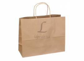 Пакет крафт однотонний горизонтальний (25*32*12см) 120г/м² 1-116434