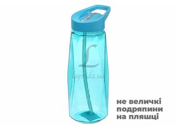 Пляшка спортивна пластикова блакитна 800ml 67-232 (251-14566)