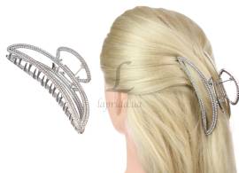 Краб "Fashion 112" металлический серебро с камнями 12см 1-204476