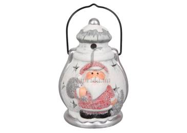 Декор Ліхтар новорічний Санта/Сніговик Led 2 види 9*9*13см KK23011B/6633*