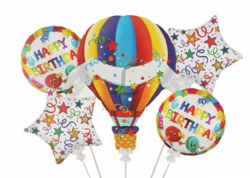 Комплект повітряних куль "Happy Birthday" 5-81325