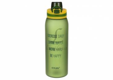 Пляшка спорт пластик 1000мл зелена 67-4131