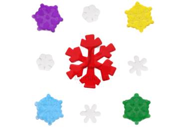 Наклейка на скло Сніжинка  20*20cm WGS-24033/8980(24)*