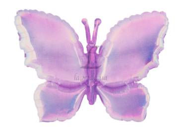 Воздушный шар бабочка фиолетовый (56*48см) 5-89666