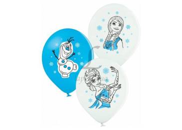 Повітряна кулька (B105 30 см) Ельза та Анна, мікс, білий, блакитний, 25шт 251-9428