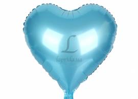 Воздушный шар в форме сердца синий (45см) 5-80915