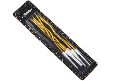 Набір свічок 6шт. 15,5см (золото) 5-91201