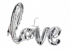 Воздушный шар "Love" серебро 5-72347