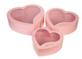 Подарункова коробка W1954 (комплект 3шт.) 7-19548