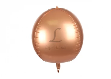 Повітряна кулька матова овальна (помаранчева)
