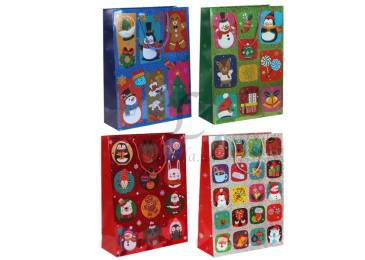 Подарочный пакет новогодний (31*42*12см) 3123-10286