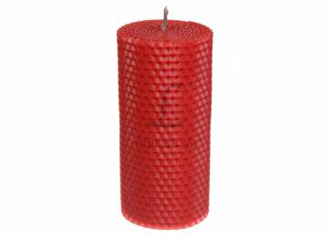 Свічка декоративна (D-6, H-13) #3 червона 251-8688
