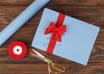 Папір пакувальний  "Тонуванняюлакит+тонування блакит" в рулоні (0,7м х8м) 70г/квм 255-3924