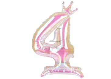 Воздушный шар в форме цифры "4" (1м) 5-89581