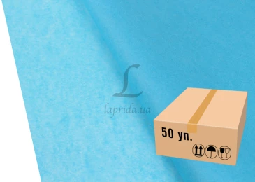 Папір тішью 6202 блакитний (75см х 50см) 17г/м² 5000шт. 2-66925536