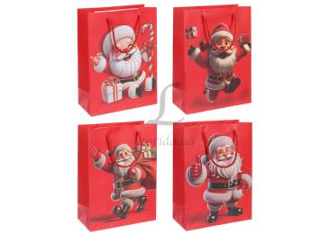 Подарочный пакет новогодний (18*24*8.5см) 3123-9990