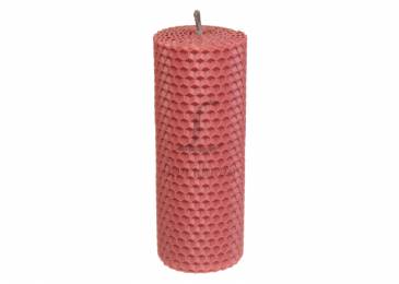 Свічка декоративна (D-5, H-13) #4 рожева 251-8657