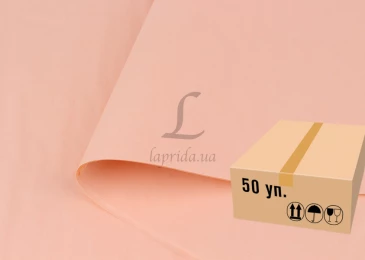 Папір тішью 28-21 персиковий (75см х 50см) 28г/м² 100шт. 5-50618