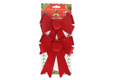 Бант новор червоний 2шт 14*19см RN-24111/7235*