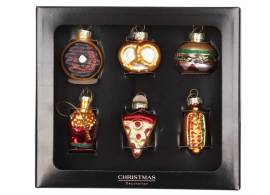 Набір прикрас  Їжа 6шт скло ABR221840/3272 N[6]*