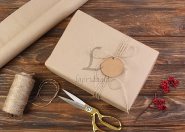 Папір пакувальний крафт бурий в рулоні (0,7м х10м) 70г/м2  255-916