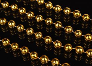 Перли на нитці золото (12мм х 5м) 5-76895