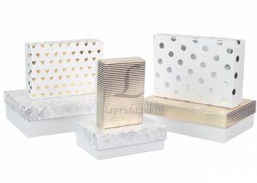 Подарункова коробка мікс (комплект 10шт.) BOX-2201 73-2213