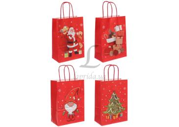 Подарочный пакет новогодний (22*16*8см) 3123-9297