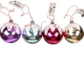 Куля різдвяна 80мм матова ABJ450520/3002 N [12]*