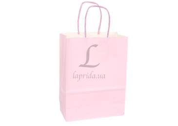 Пакет крафт однотонный вертикальный (22*16*8см) 120г/м² сиреневый 3123-8320