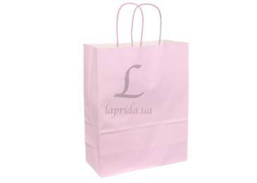 Пакет крафт однотонный вертикальный (32*26*12см) 120г/м² сиреневый 3123-8740