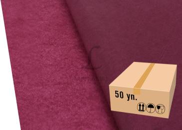 Бумага тишью 7402 бордовая (75см х 50см) 17г/м² 5000шт. 2-66925581 (5-18734)