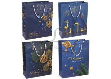 Подарочный пакет новогодний (26*32*10см) 3123-4599