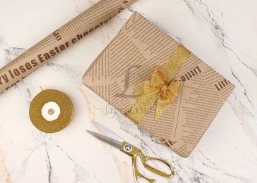 Папір пакувальний крафт бурий "Газета коричнева" в рулоні (0,7м х8м) 80г/м2 255-7991