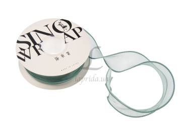 Стрічка органза із жорстким краєм 3,8см-9,1м (081) 5-87846