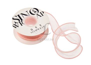 Стрічка органза із жорстким краєм 3,8см-9,1м (164) 5-87785