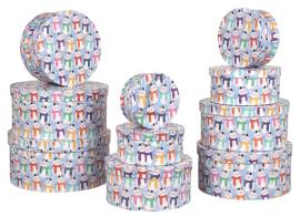 Подарункова коробка новорічна (комплект 10шт.) Y10-169 73-2626