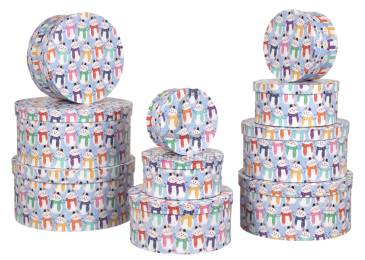 Подарочная коробка новогодняя (комплект 10шт.) Y10-169 73-2626