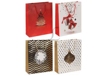 Подарочный пакет новогодний (26*32*10см) 3123-10019