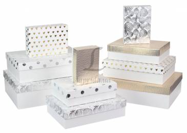 Подарункова коробка мікс (комплект 10шт.) BOX-2201 73-2213