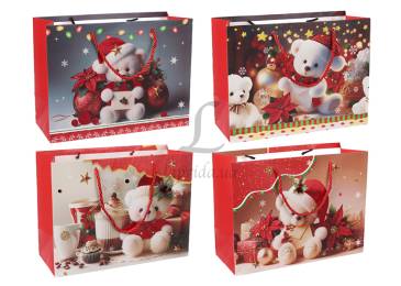 Подарочный пакет новогодний (24*18*10см) 3123-6043