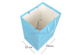 Пакет картонный вертикальный (26*38*21см) 210г/м² 31-7065