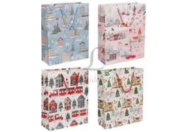 Подарочный пакет новогодний (26*32*10см) 3123-10422