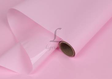 Пленка "Crystal-matte тонированная розовая" в рулоне (0,6м*8м) 255-4006