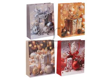 Подарочный пакет новогодний (26*32*10см) 3123-9983